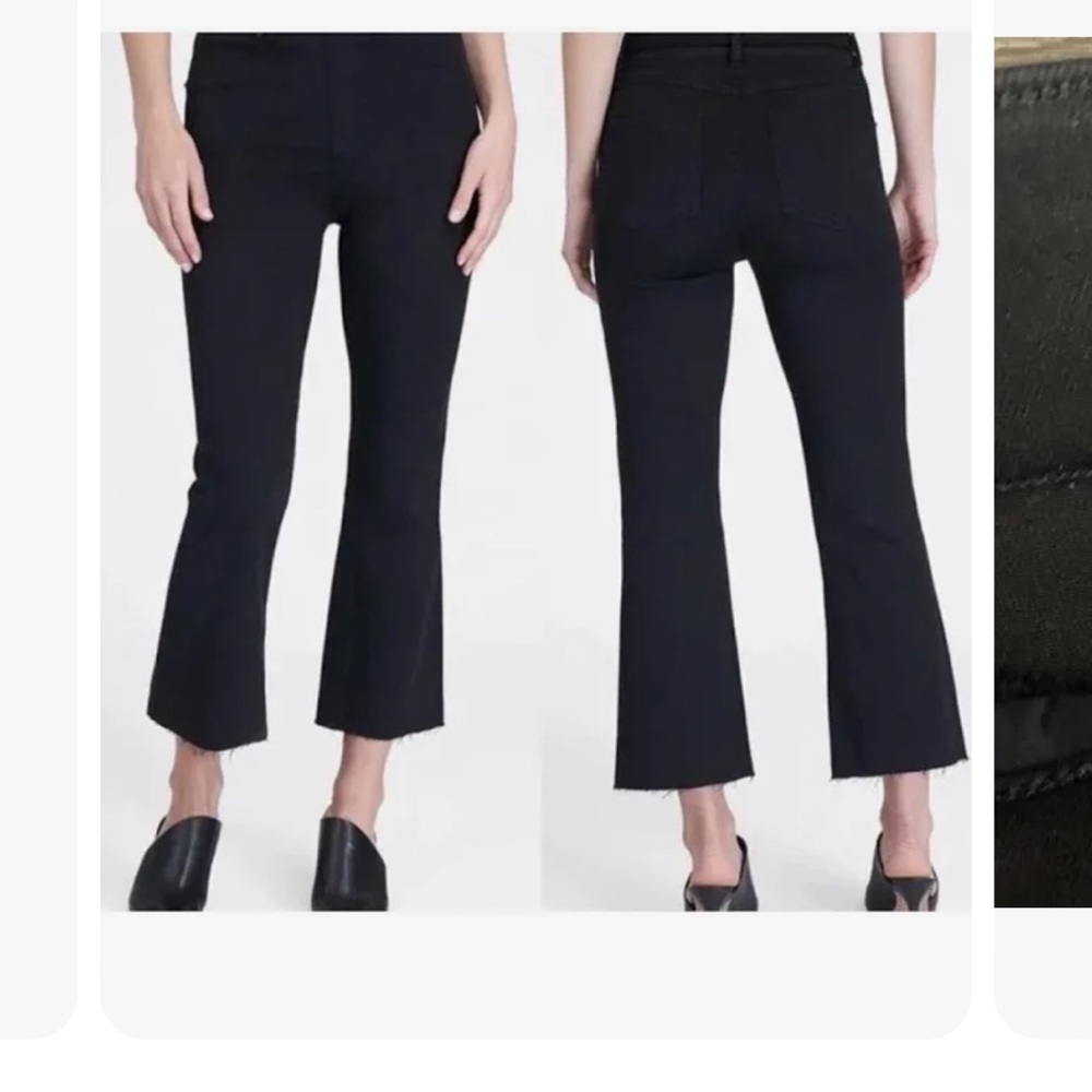 Spanx Cropped Flare with Raw Hem